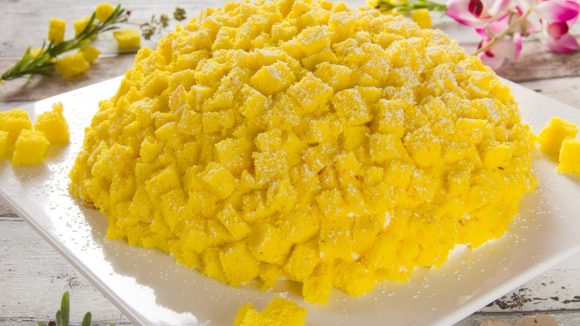Torta Mimosa, simbolo della festa della donna