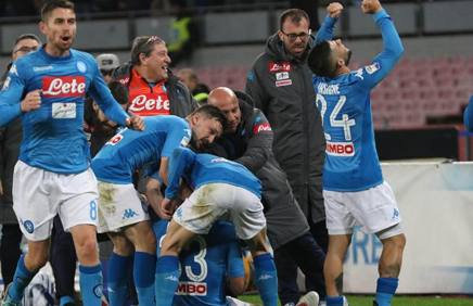 Vincono Napoli, Inter e Milan, frena la Lazio