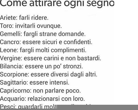 oroscopo satiricio dal 2 al 8 Aprile 2018, segno per segno