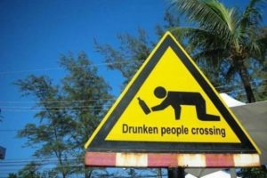 attraversamento ubriachi