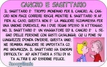 Donna Cancro e l’uomo sagittario, può funzionare?