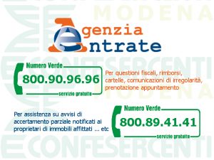 Agenzia delle Entrate: ecco quali sono i nuovi numeri verdi gratuiti Agenzia delle Entrate: ecco quali sono i nuovi numeri verdi gratuiti