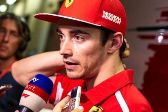 Ferrari, Charles Leclerc: “Siamo dietro Mercedes e Red Bull”