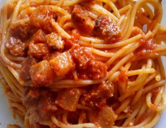 Sugo all’amatriciana a modo mio, secondo i trucchi della Sora Lella