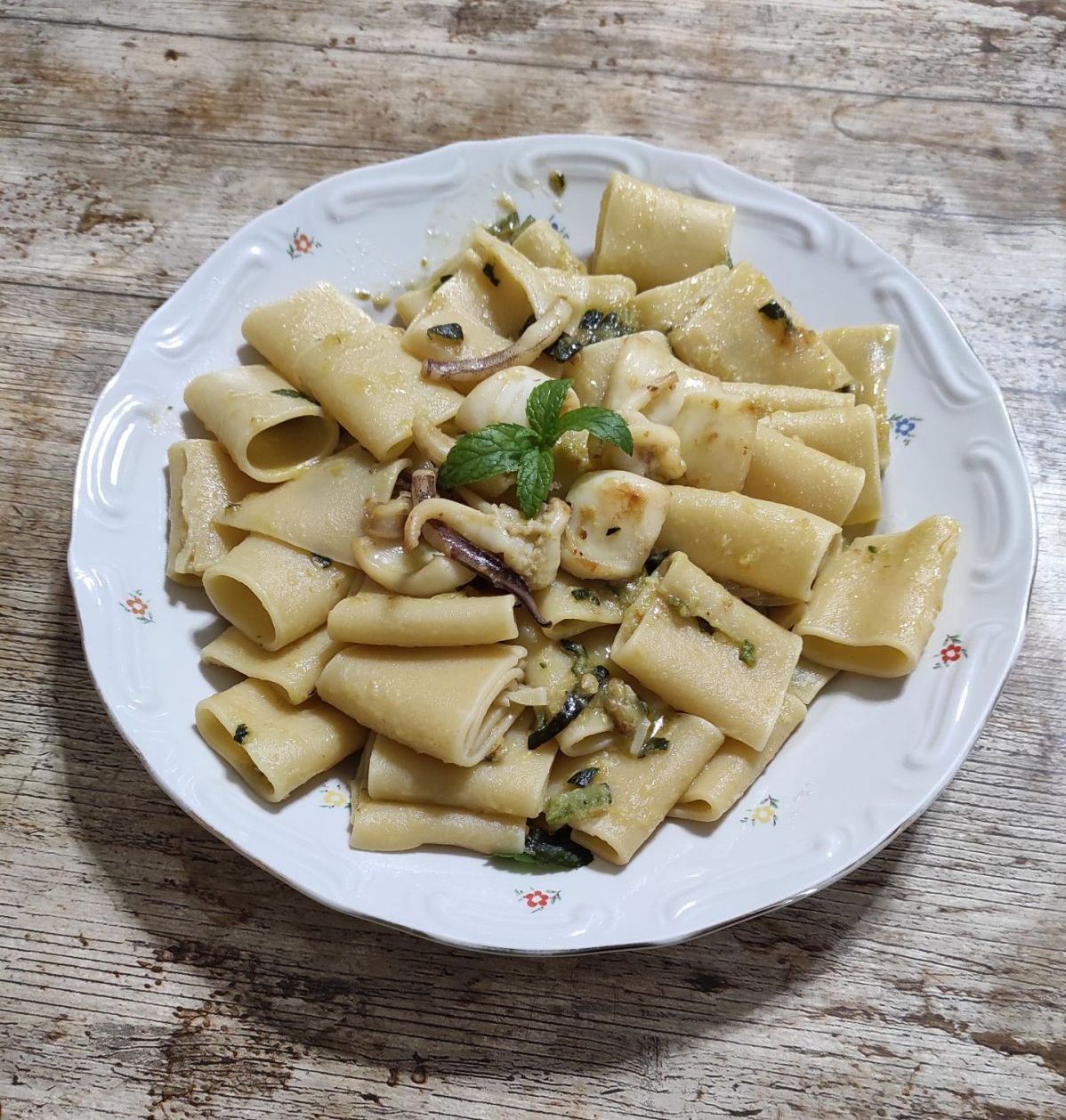 Paccheri Cremosi Con Seppia E Zucchine Primo Piatto Semplice