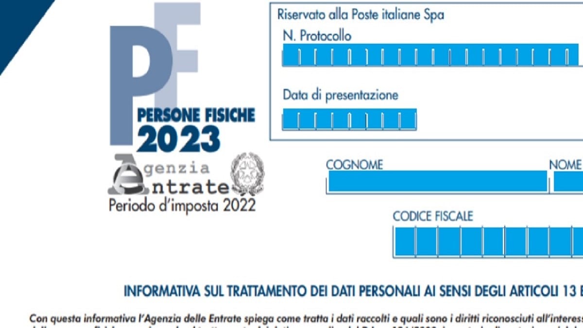 Redditi PF 2023, pronto il modello Agenzia Entrate: istruzioni e nuove aliquote IRPEF